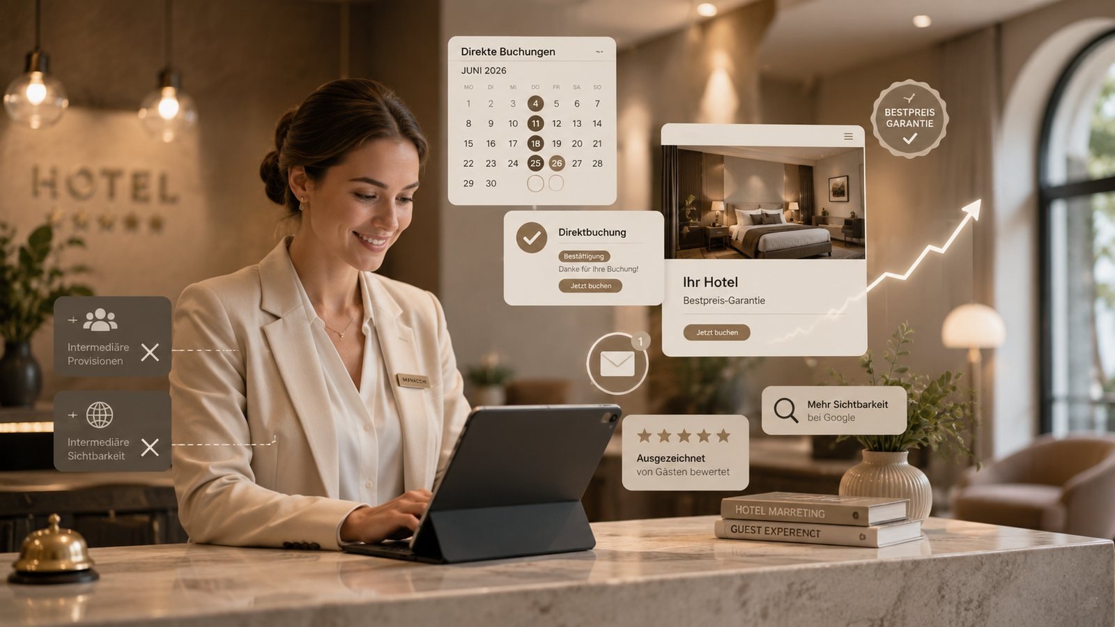 Direktbuchungen steigern für Hotels