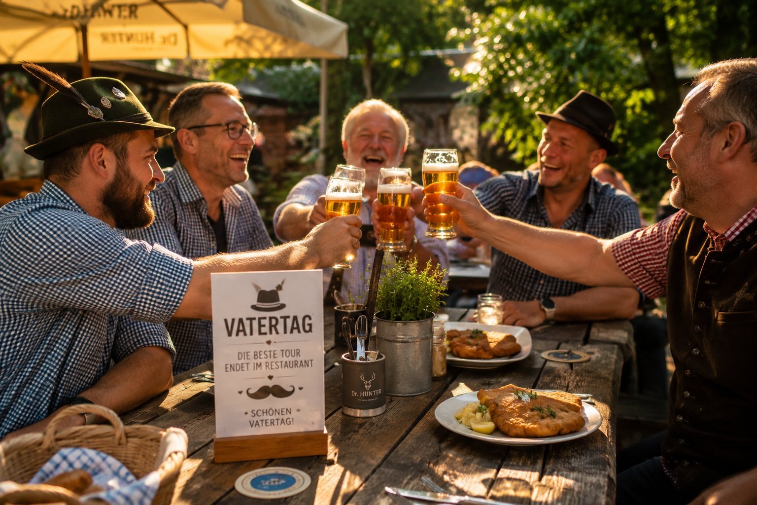 Vatertag im Restaurant